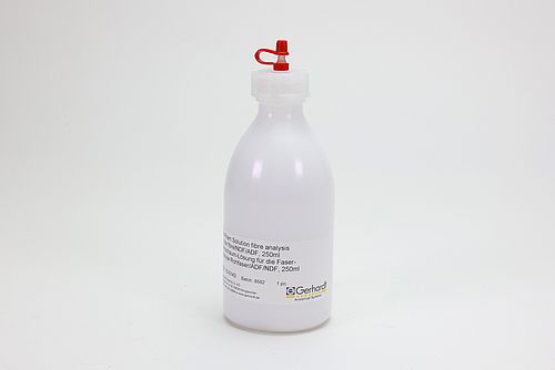 Antifoam solution for fiber analysis