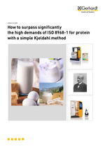 Case study: VAPODEST – Protein in milk according to ISO 8969-1